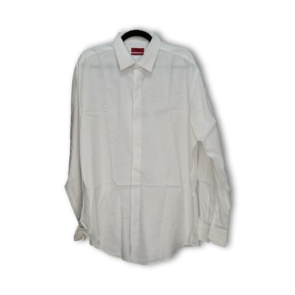 Alfani Men's Fitted XL Hidden Button Down Dress Shirt - Picture 1 of 2